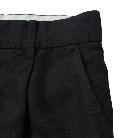H&M Wide Leg Linen Blend Trousers Work Career Europe Lagenlook Minimal Pant Sz 6 - Picture 10 of 15